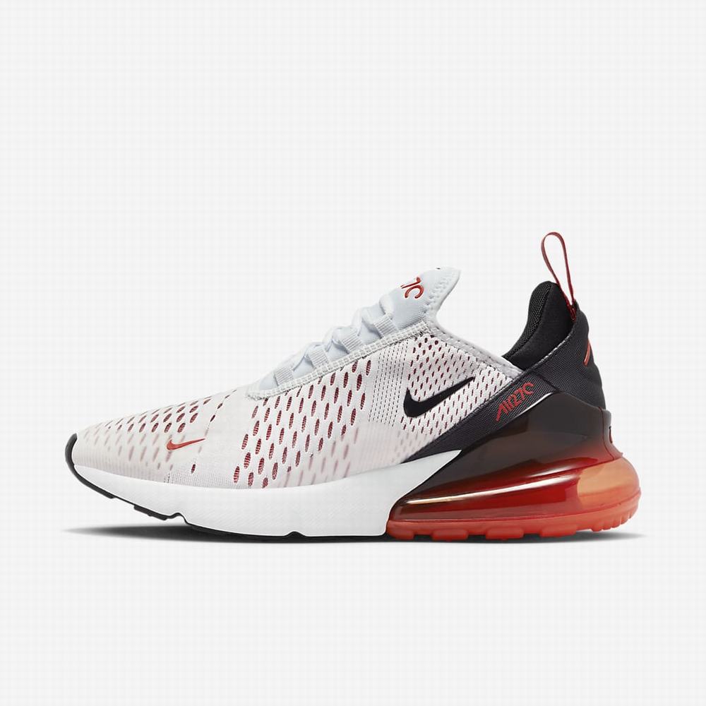 Tenisky Nike Air Max 270 Damske Biele Oranžové Čierne | SK130567