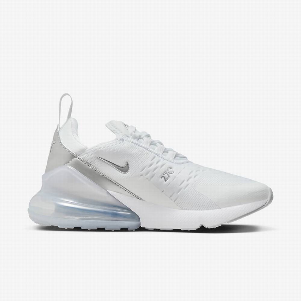 Tenisky Nike Air Max 270 Damske Biele Platina Metal Platina | SK632591