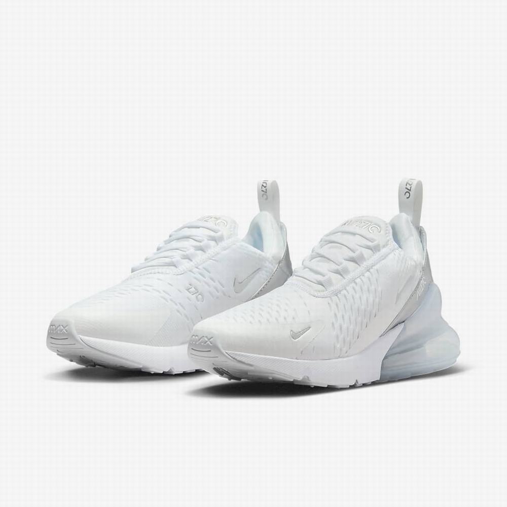 Tenisky Nike Air Max 270 Damske Biele Platina Metal Platina | SK632591