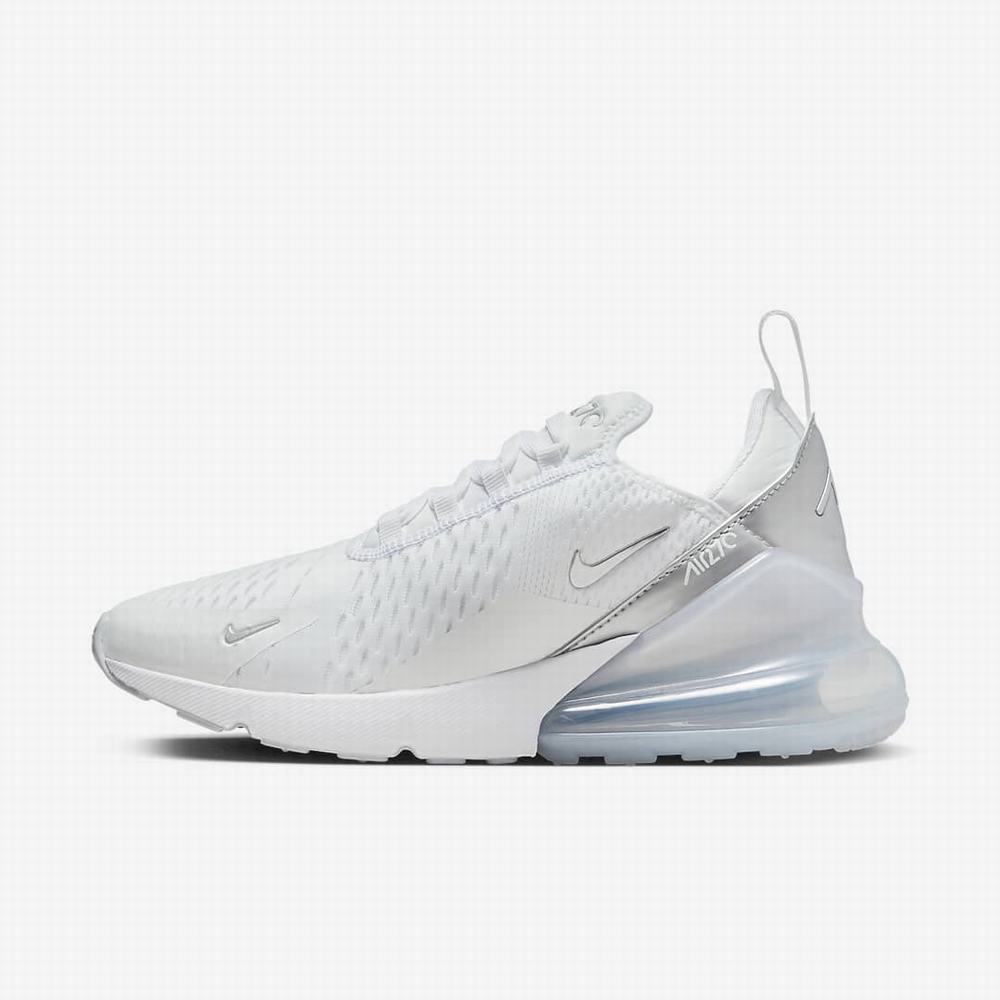 Tenisky Nike Air Max 270 Damske Biele Platina Metal Platina | SK632591