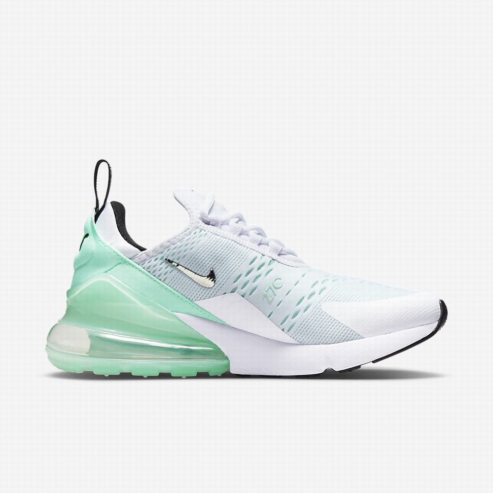 Tenisky Nike Air Max 270 Damske Biele Zelene Čierne | SK653827