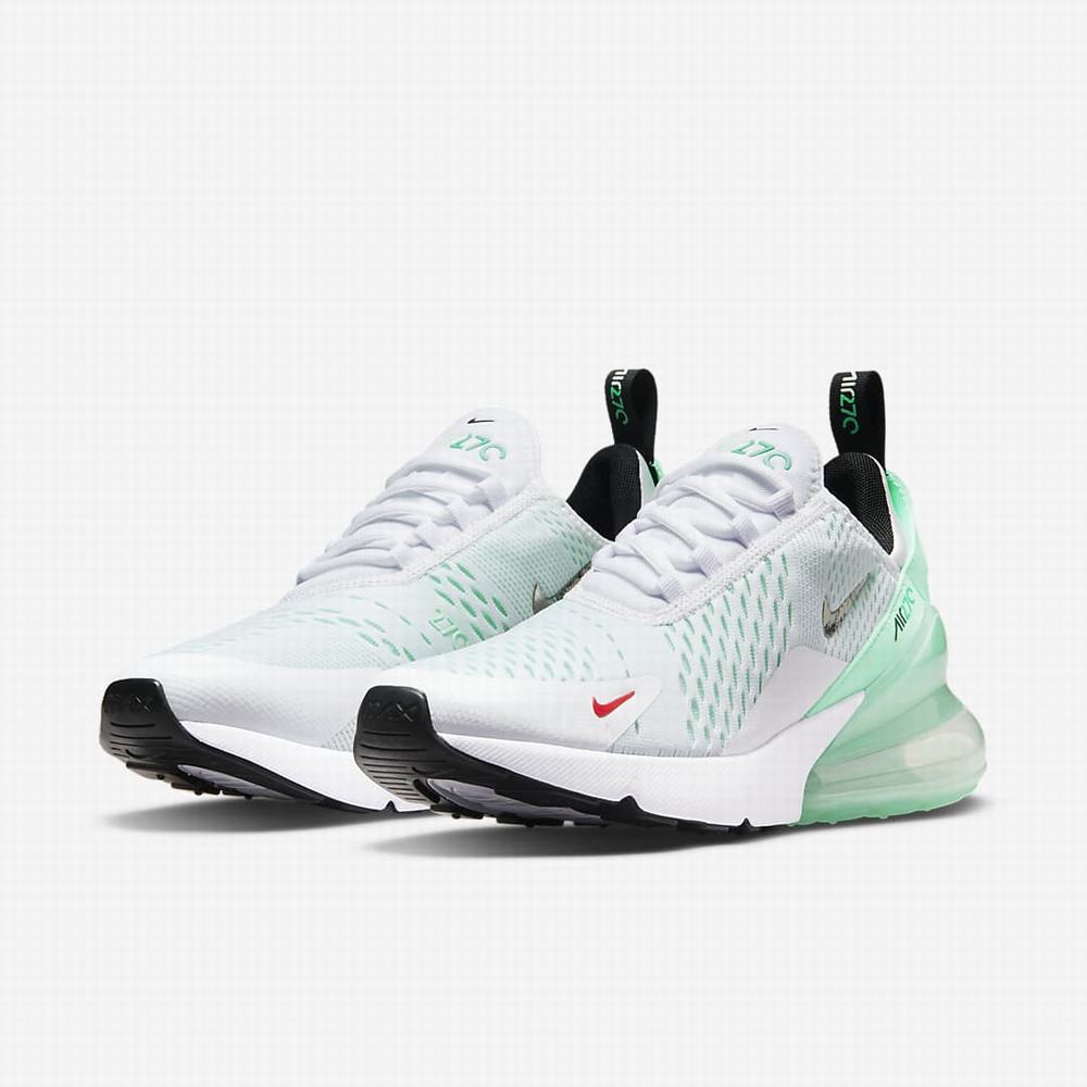 Tenisky Nike Air Max 270 Damske Biele Zelene Čierne | SK653827