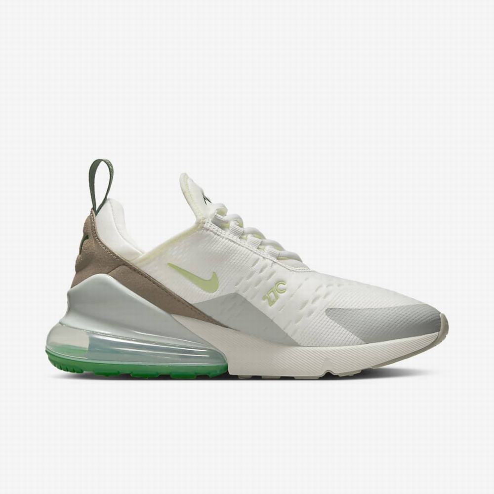 Tenisky Nike Air Max 270 Damske Biele Zelene Svetlo Strieborne Oranžové | SK963125