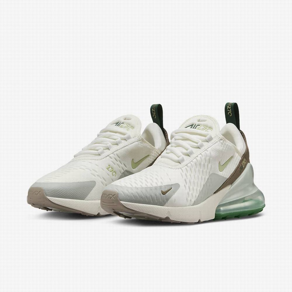 Tenisky Nike Air Max 270 Damske Biele Zelene Svetlo Strieborne Oranžové | SK963125