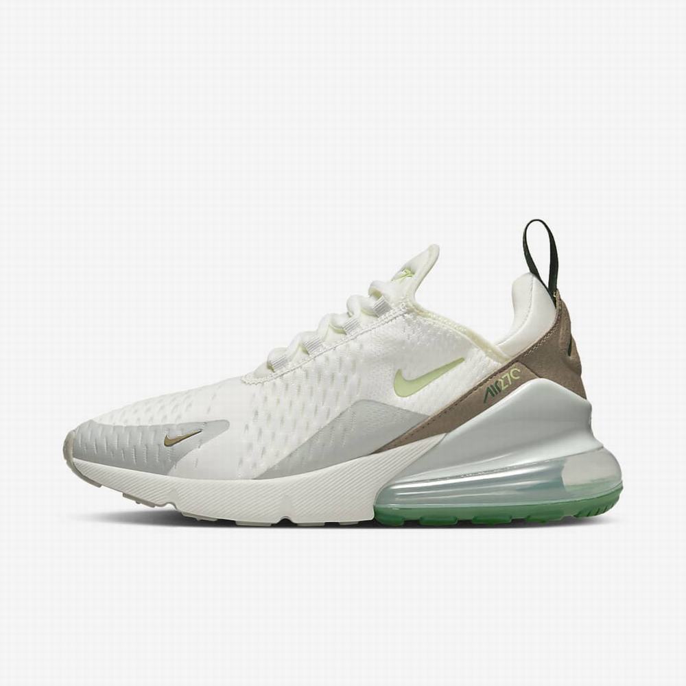 Tenisky Nike Air Max 270 Damske Biele Zelene Svetlo Strieborne Oranžové | SK963125