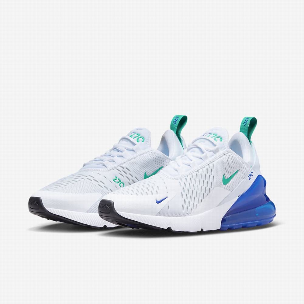 Tenisky Nike Air Max 270 Damske Biele Čierne Zelene | SK701852