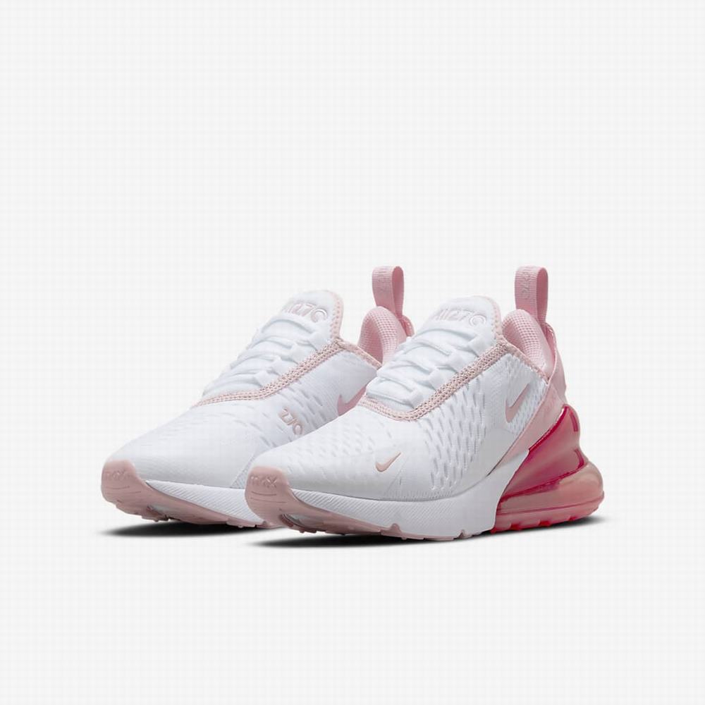 Tenisky Nike Air Max 270 Detske Biele Ruzove | SK512396