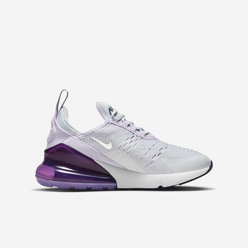 Tenisky Nike Air Max 270 Detske Platina Nachový Námornícka Modrá Metal Strieborne | SK392604