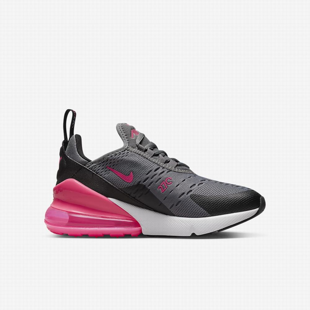 Tenisky Nike Air Max 270 Detske Siva Čierne Biele Ruzove | SK509421