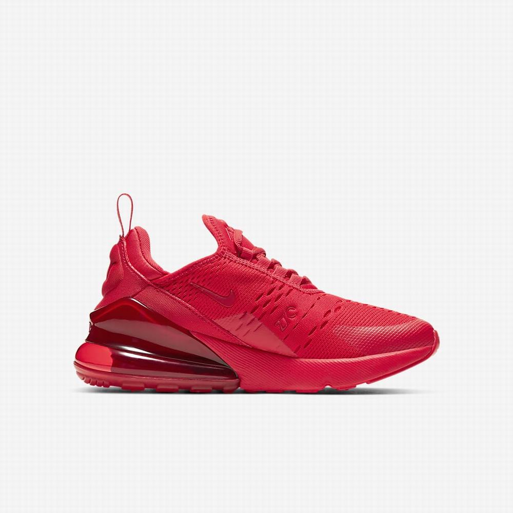 Tenisky Nike Air Max 270 Detske Červené Čierne Červené | SK503219