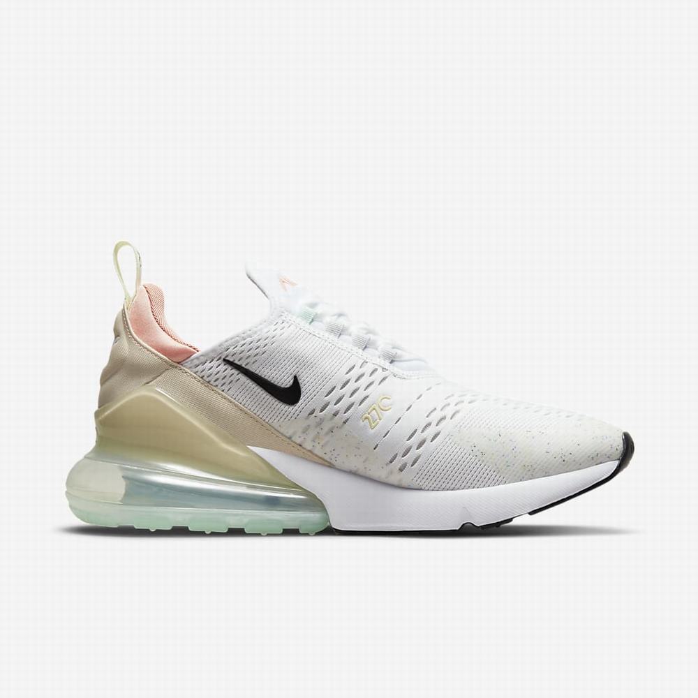 Tenisky Nike Air Max 270 Panske Biele Platina Čierne | SK905832