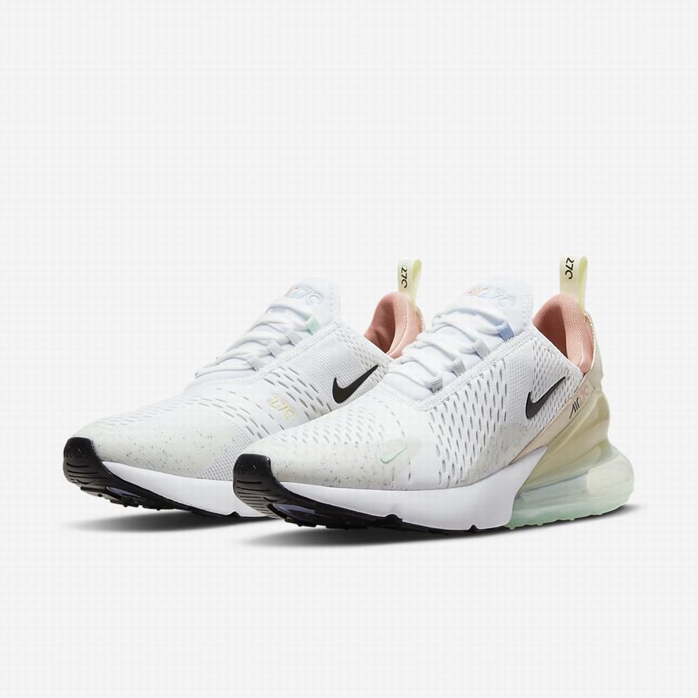 Tenisky Nike Air Max 270 Panske Biele Platina Čierne | SK905832