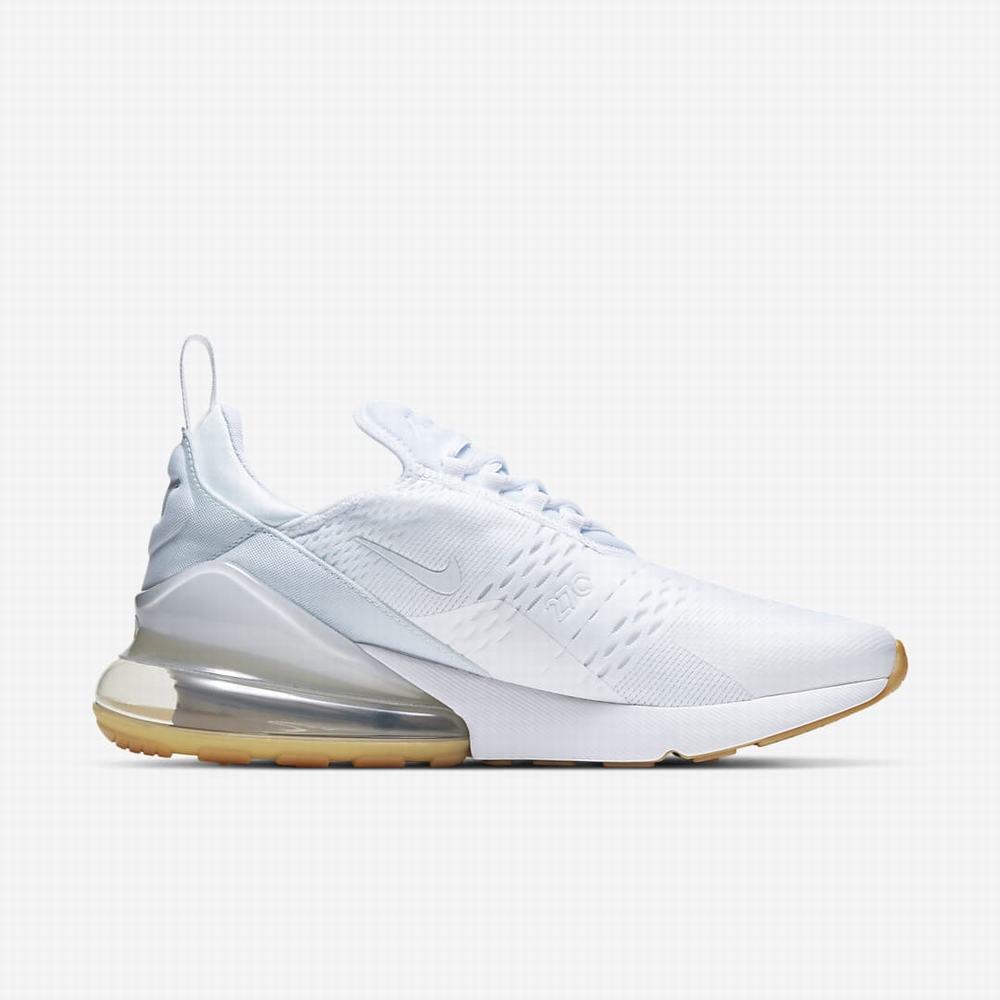 Tenisky Nike Air Max 270 Panske Biele Svetlo Hnede Biele | SK802469