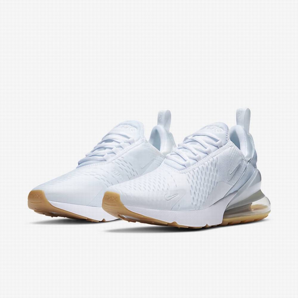 Tenisky Nike Air Max 270 Panske Biele Svetlo Hnede Biele | SK802469