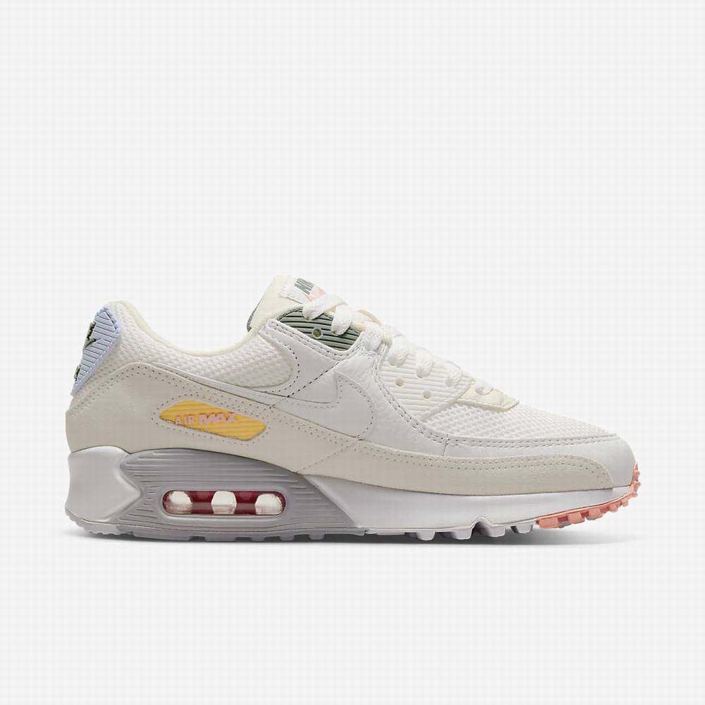 Tenisky Nike Air Max 90 Damske Biele Zelene Červené Biele | SK081927