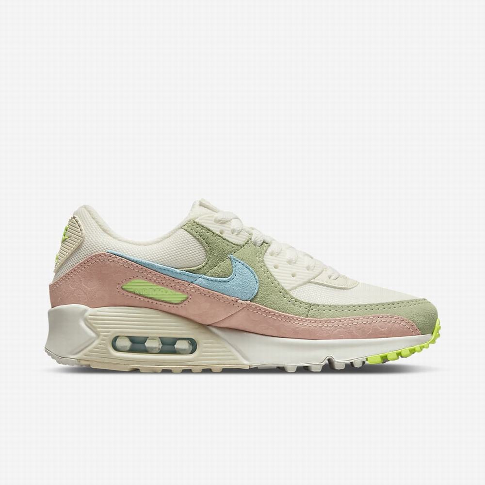 Tenisky Nike Air Max 90 Damske Béžové Oranžové | SK906514