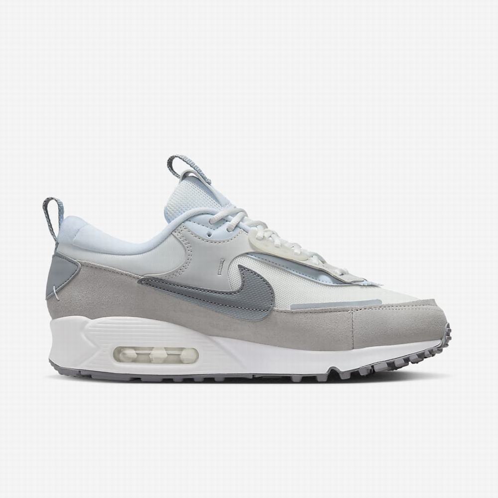 Tenisky Nike Air Max 90 Futura Damske Biele Platina Siva Siva | SK203514