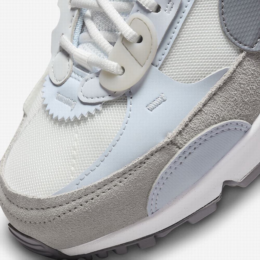 Tenisky Nike Air Max 90 Futura Damske Biele Platina Siva Siva | SK203514