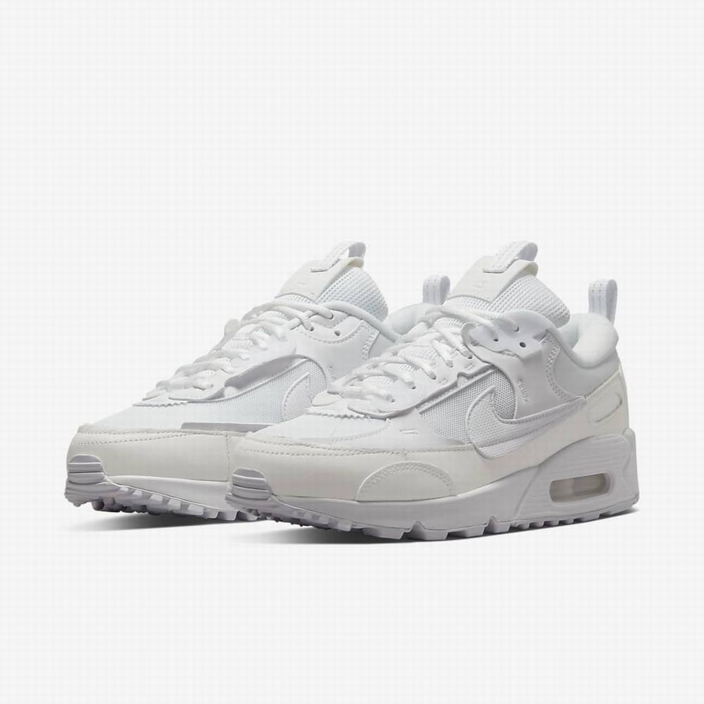 Tenisky Nike Air Max 90 Futura Damske Biele | SK804719