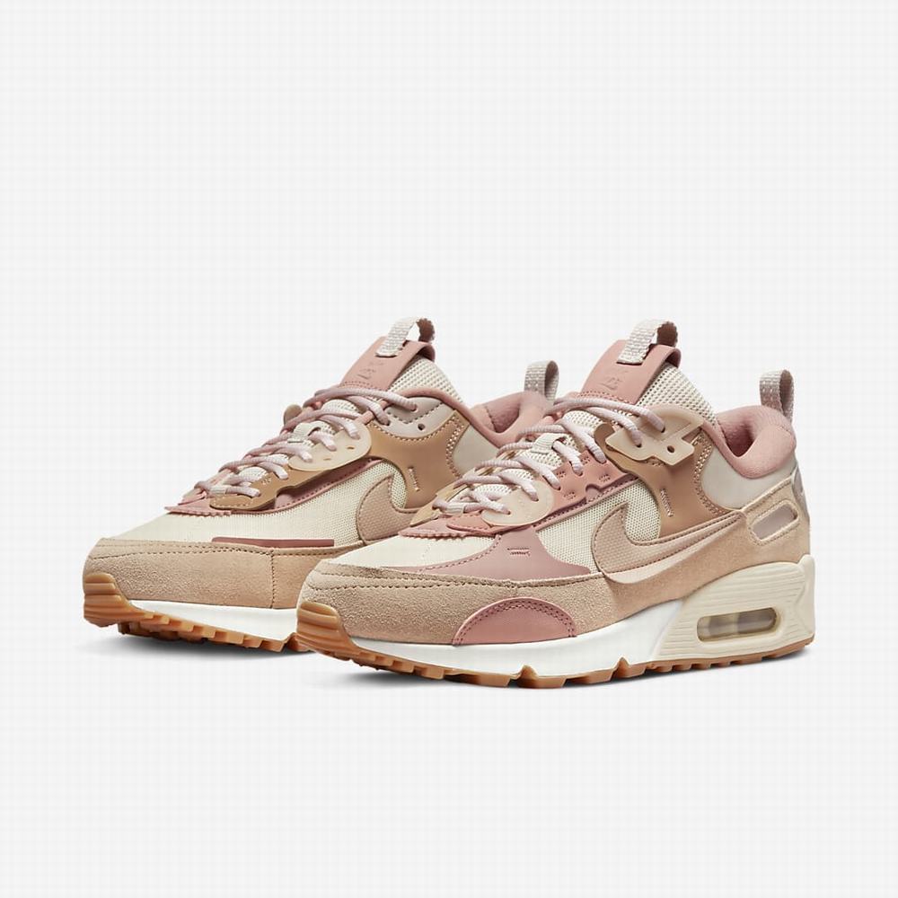 Tenisky Nike Air Max 90 Futura Damske Hnede Ruzove | SK890641