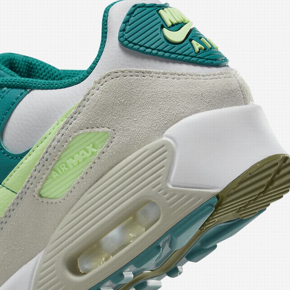 Tenisky Nike Air Max 90 LTR Detske Biele Svetlo | SK736284