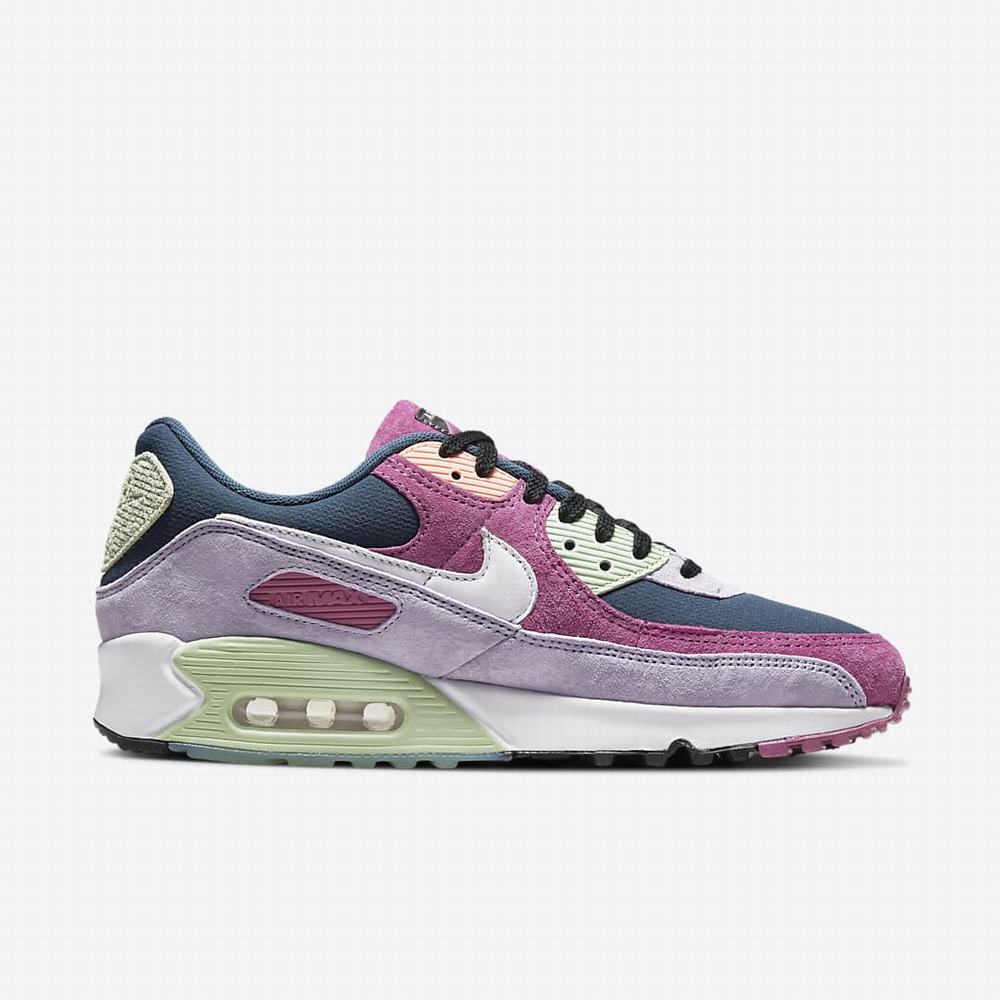 Tenisky Nike Air Max 90 NRG Panske Svetlo Bordove Námornícka Modrá Mätové Biele | SK703894