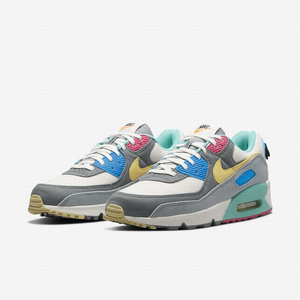 Tenisky Nike Air Max 90 Panske Béžové Siva Ruzove | SK527861