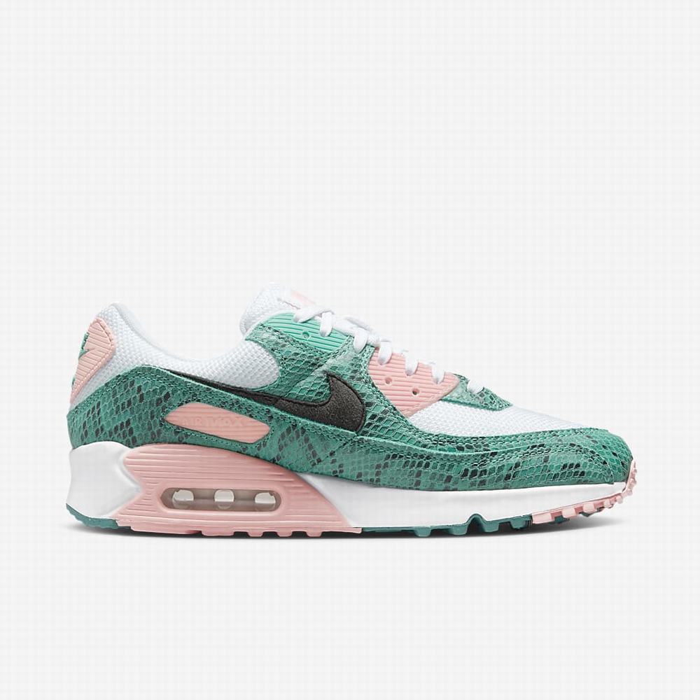 Tenisky Nike Air Max 90 Panske Modre Svetlomodrá Tyrkysové Biele Koralove Čierne | SK824769