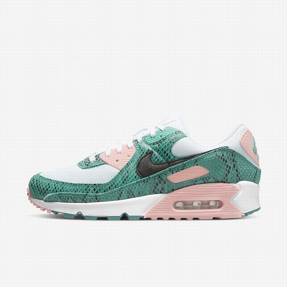 Tenisky Nike Air Max 90 Panske Modre Svetlomodrá Tyrkysové Biele Koralove Čierne | SK824769