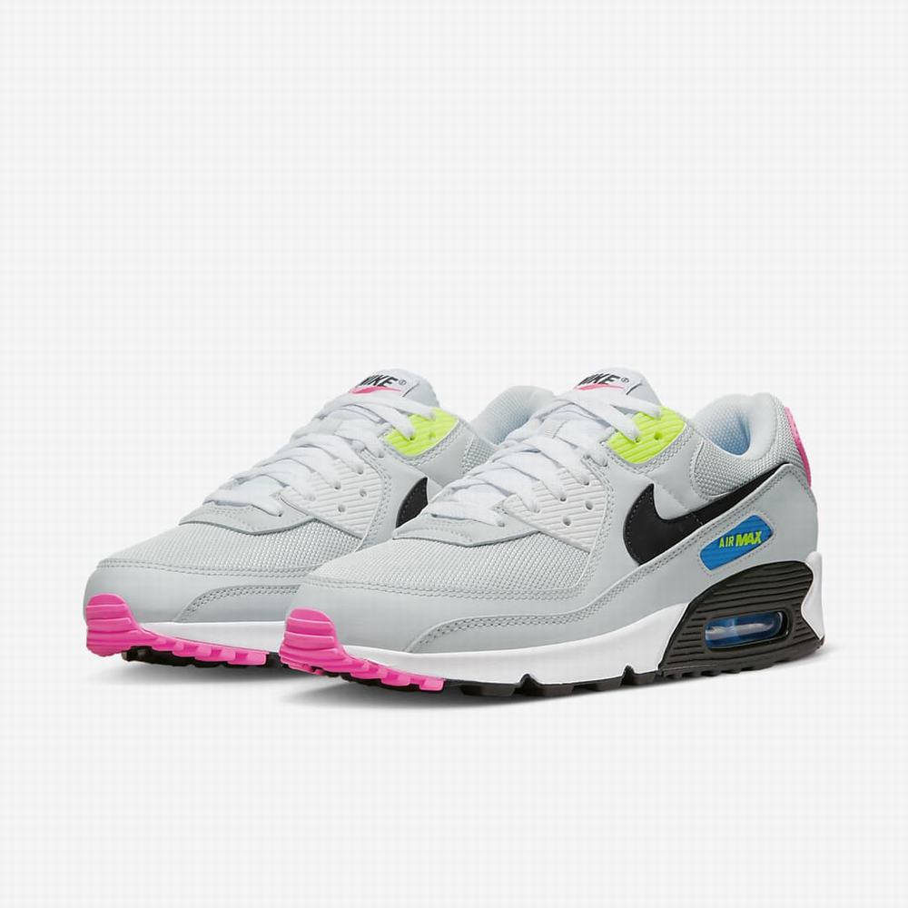 Tenisky Nike Air Max 90 Panske Platina Ruzove Čierne | SK863195