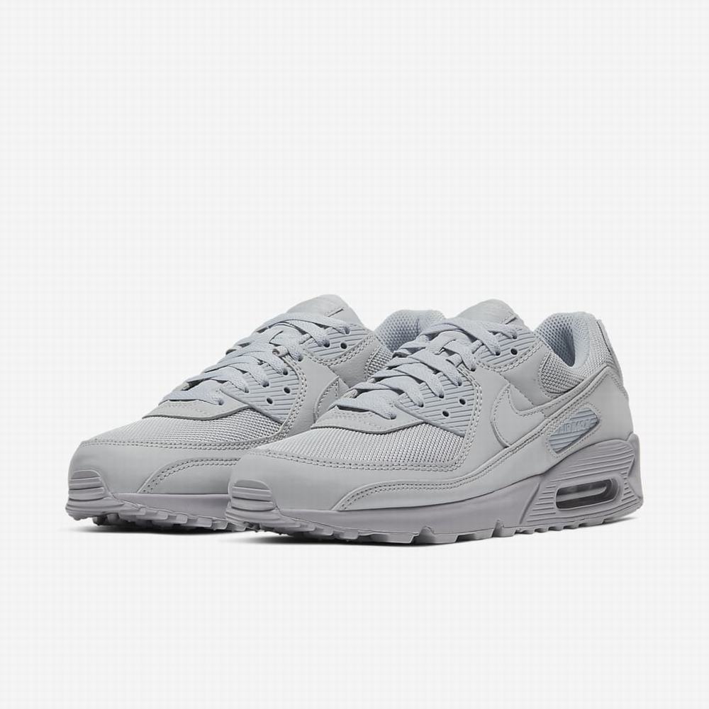 Tenisky Nike Air Max 90 Panske Siva Čierne Biele Čierne | SK628074