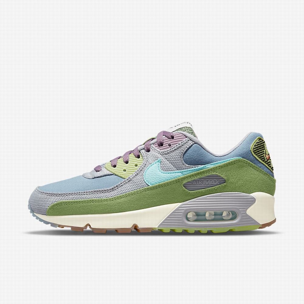 Tenisky Nike Air Max 90 SE Panske Modre Siva | SK605318