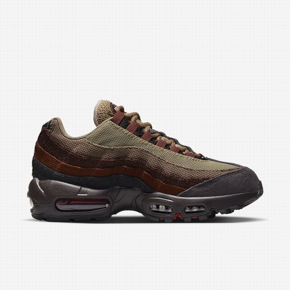 Tenisky Nike Air Max 95 Damske Hnede Siva Červené | SK932578