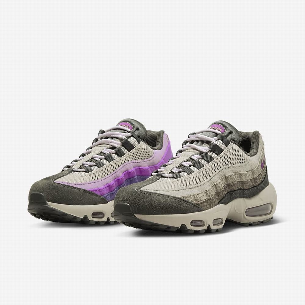 Tenisky Nike Air Max 95 Damske Tmavo Siva Siva Hnedožltý | SK406793