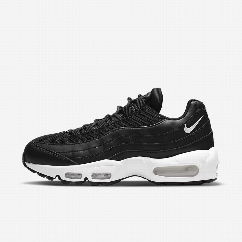 Tenisky Nike Air Max 95 Damske Čierne Biele | SK863915