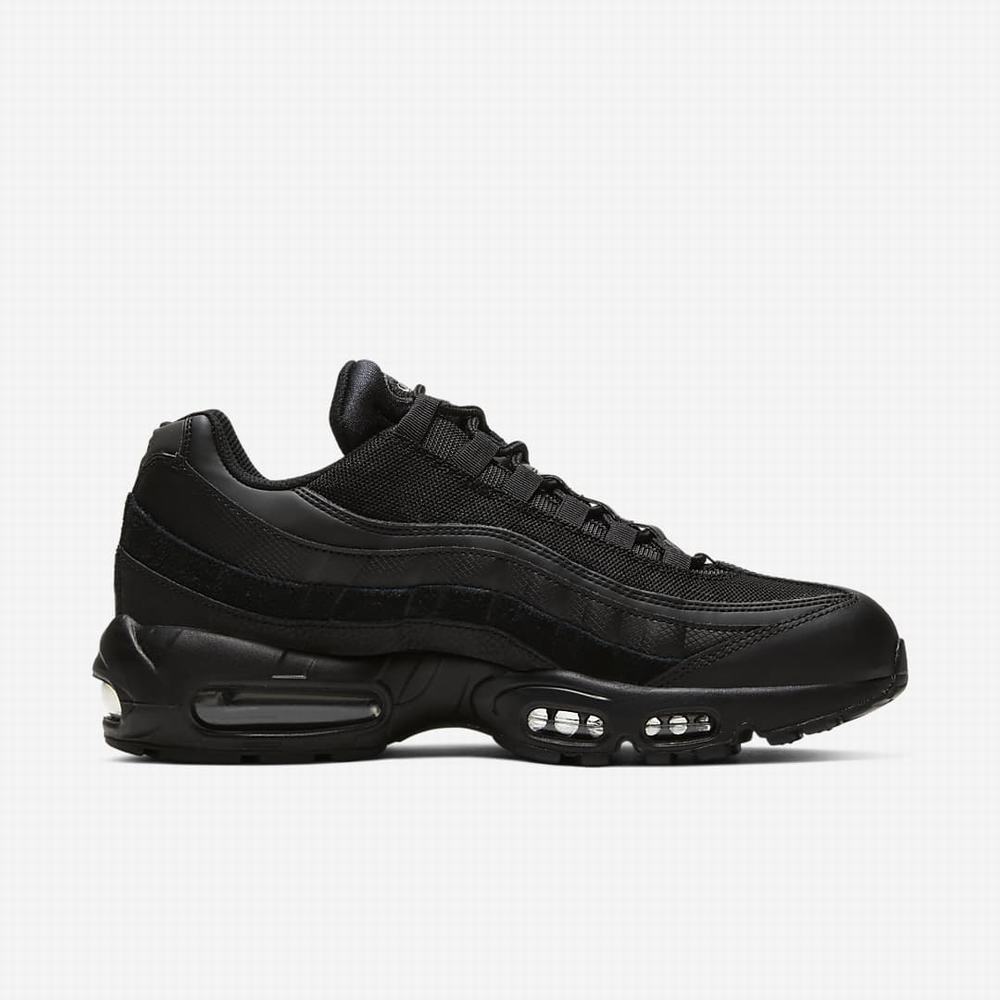 Tenisky Nike Air Max 95 Essential Panske Čierne Tmavo Siva Čierne | SK086547