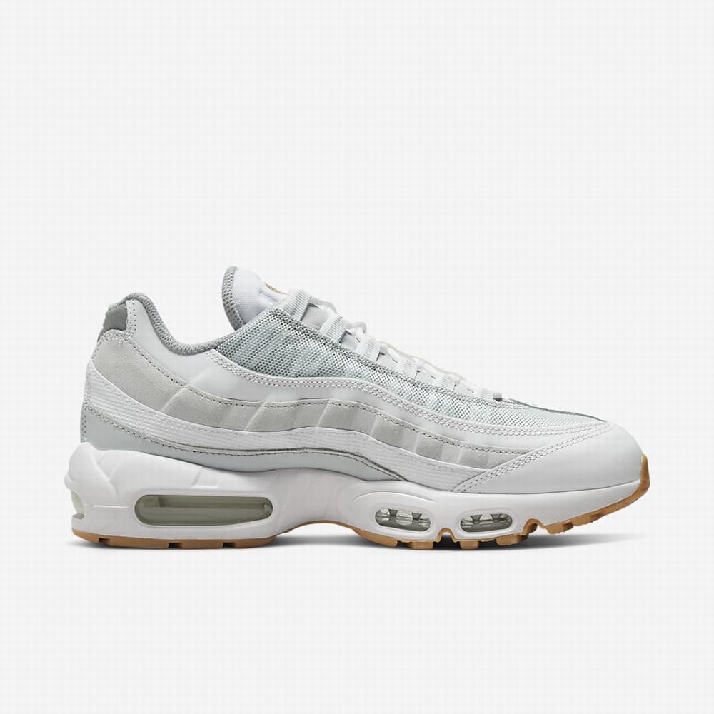 Tenisky Nike Air Max 95 Panske Biele Platina Siva | SK316405