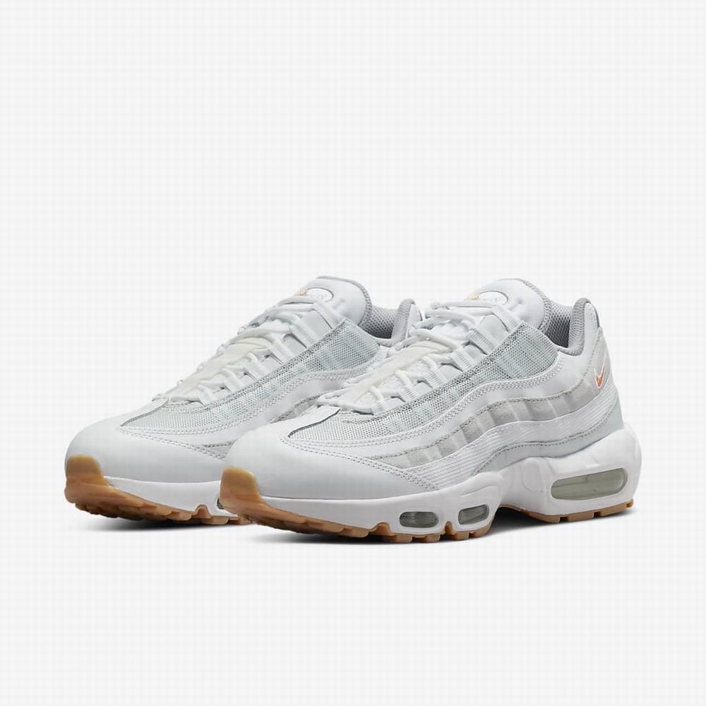 Tenisky Nike Air Max 95 Panske Biele Platina Siva | SK316405