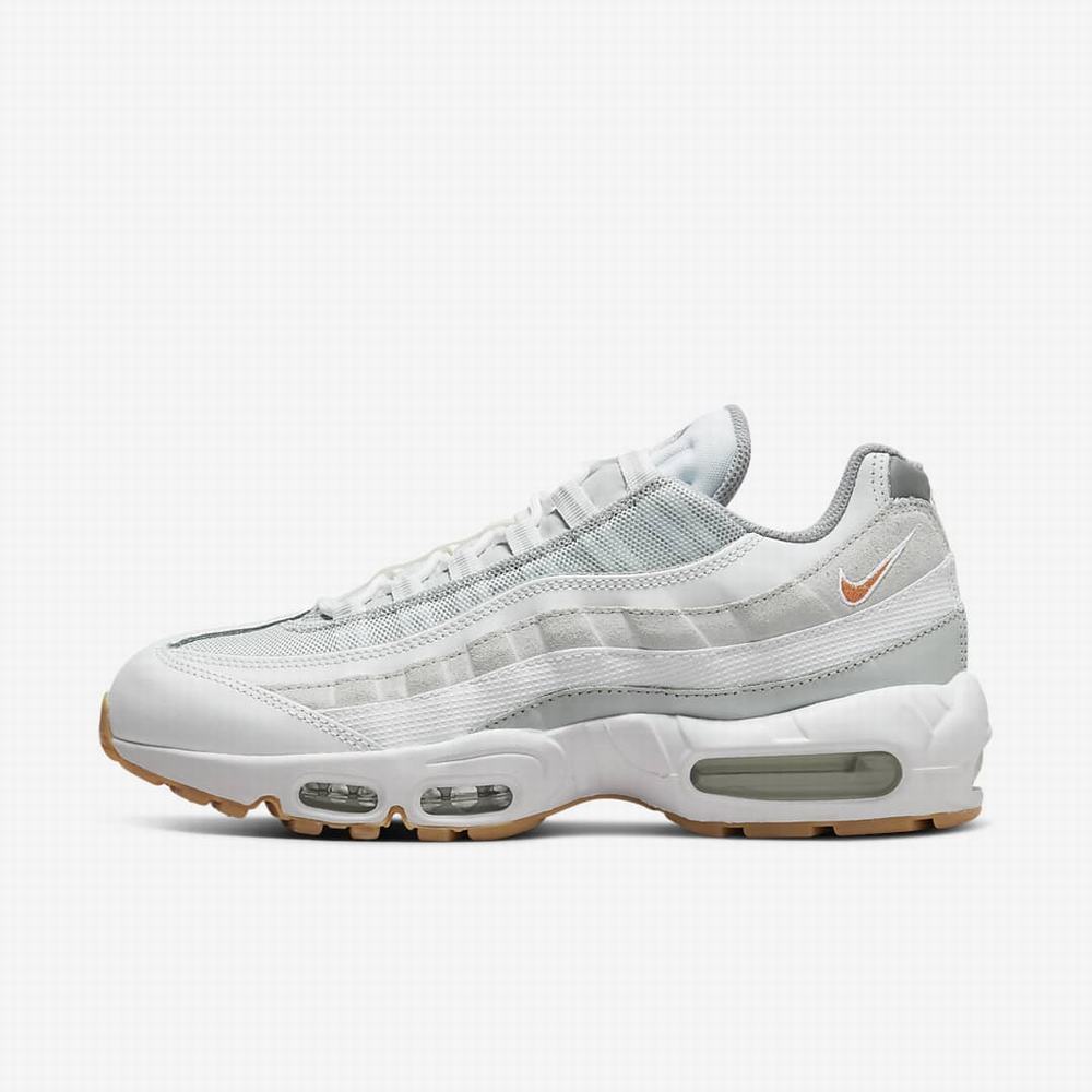 Tenisky Nike Air Max 95 Panske Biele Platina Siva | SK316405