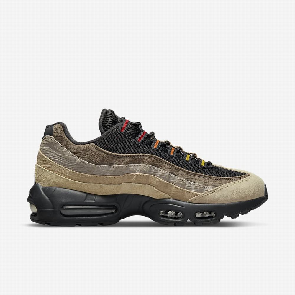 Tenisky Nike Air Max 95 Panske Hnede Siva Svetlo Zelene Červené | SK490675