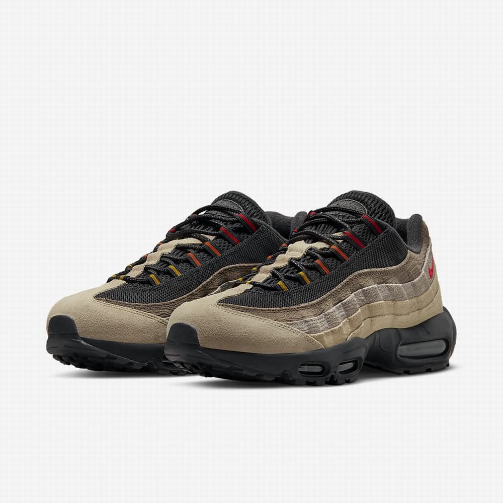 Tenisky Nike Air Max 95 Panske Hnede Siva Svetlo Zelene Červené | SK490675