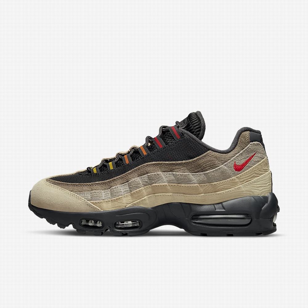 Tenisky Nike Air Max 95 Panske Hnede Siva Svetlo Zelene Červené | SK490675