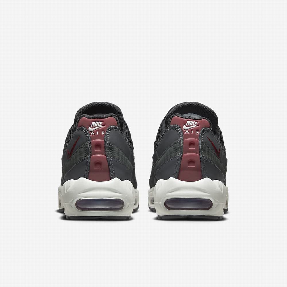 Tenisky Nike Air Max 95 Panske Tmavo Siva Červené Biele Čierne | SK907316