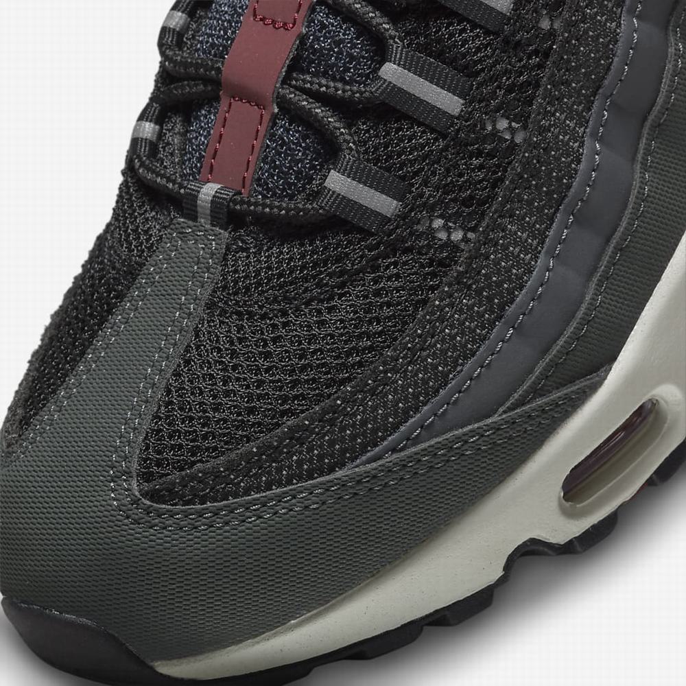 Tenisky Nike Air Max 95 Panske Tmavo Siva Červené Biele Čierne | SK907316