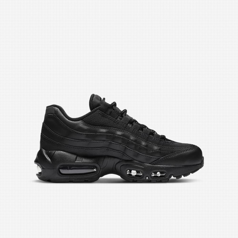 Tenisky Nike Air Max 95 Recraft Detske Čierne Biele Čierne | SK869032