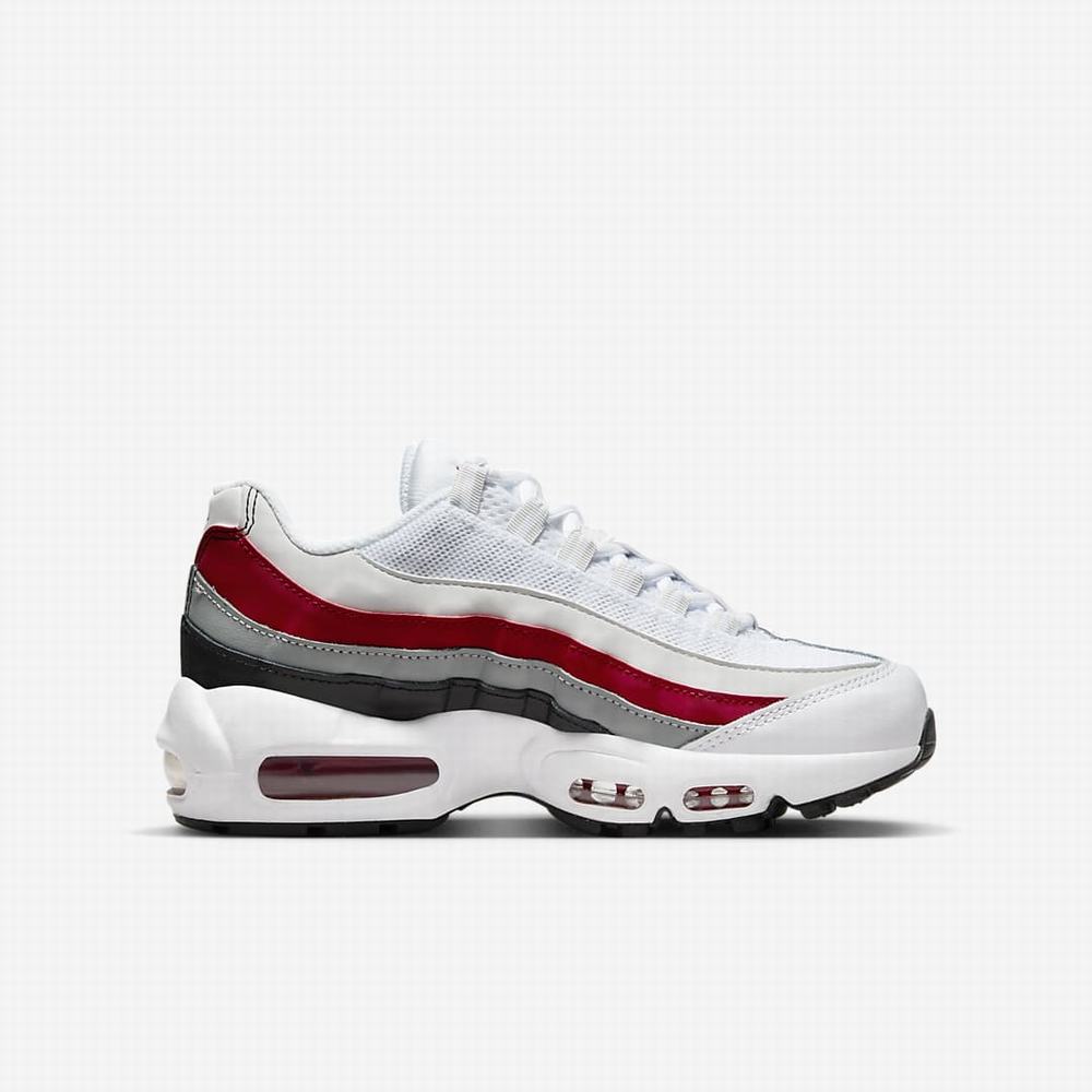 Tenisky Nike Air Max 95 Recraft Detske Čierne Červené Siva Biele | SK901426