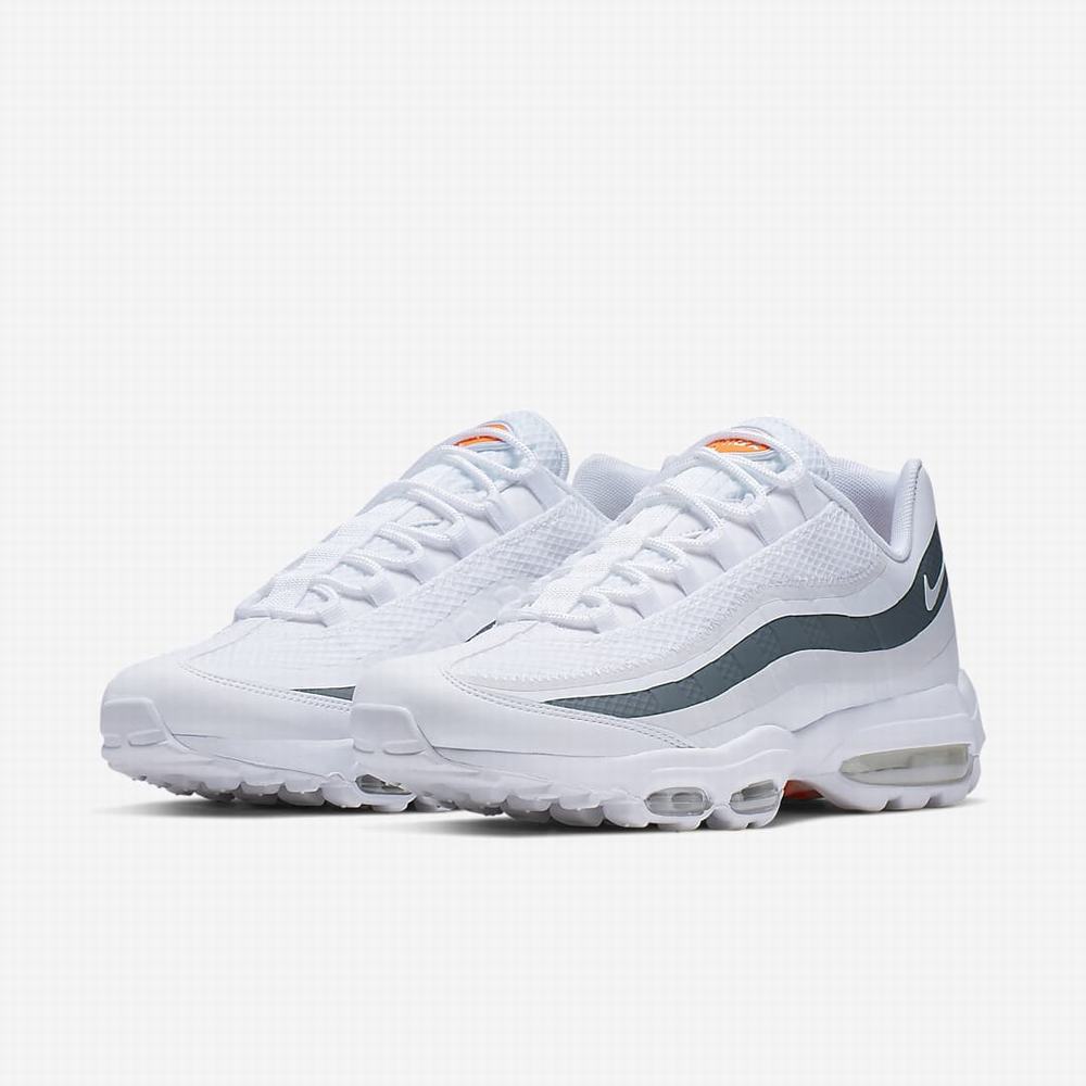 Tenisky Nike Air Max 95 Ultra Panske Biele Siva Oranžové Biele | SK695013