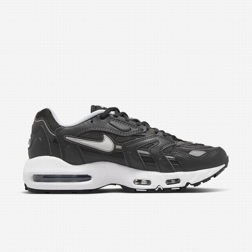 Tenisky Nike Air Max 96 2 Damske Čierne Metal Strieborne Biele | SK405186