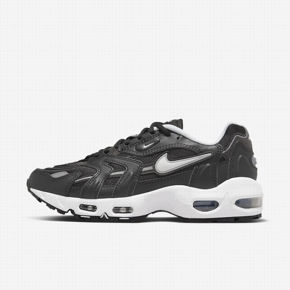 Tenisky Nike Air Max 96 2 Damske Čierne Metal Strieborne Biele | SK405186