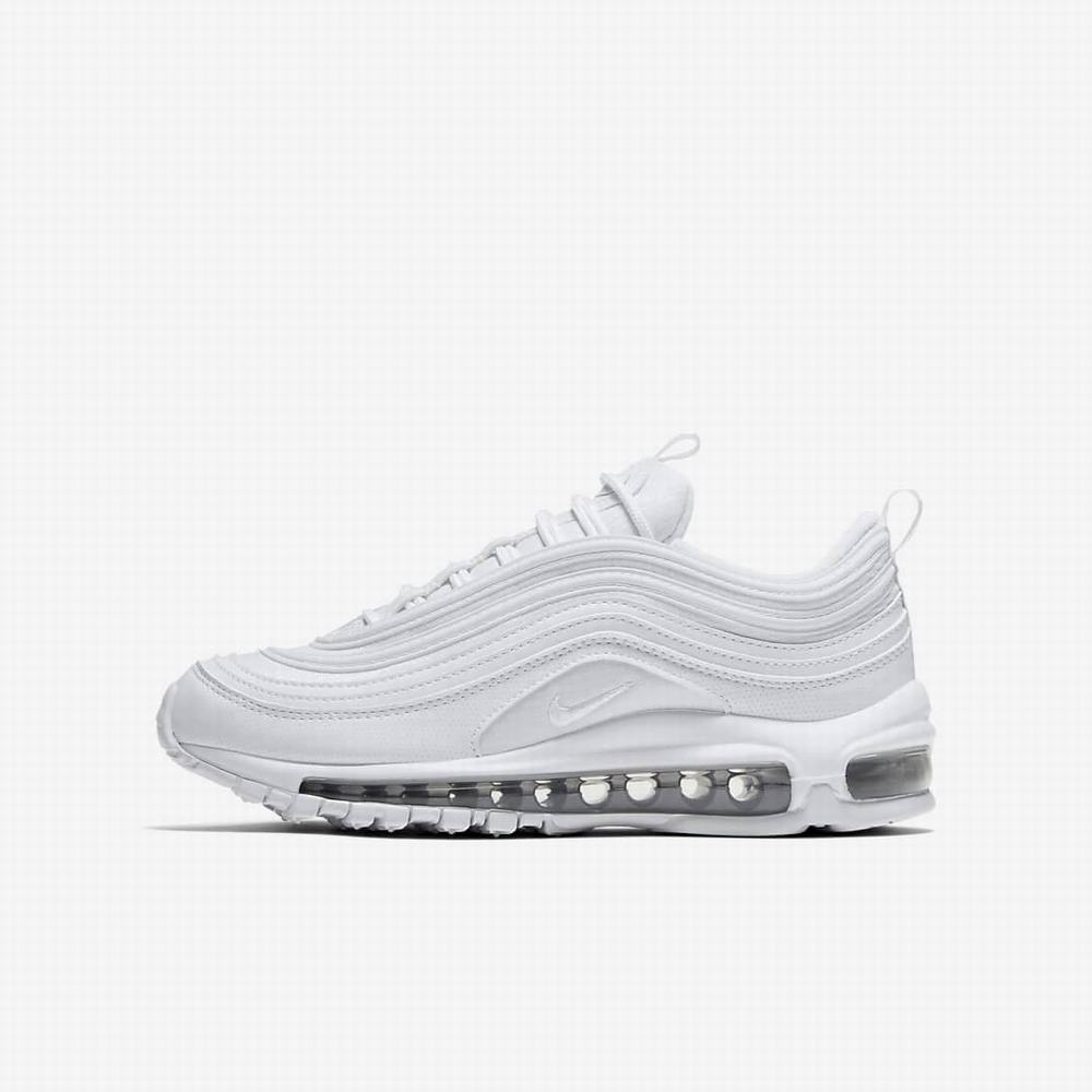 Tenisky Nike Air Max 97 Detske Biele Metal Strieborne Biele | SK325807